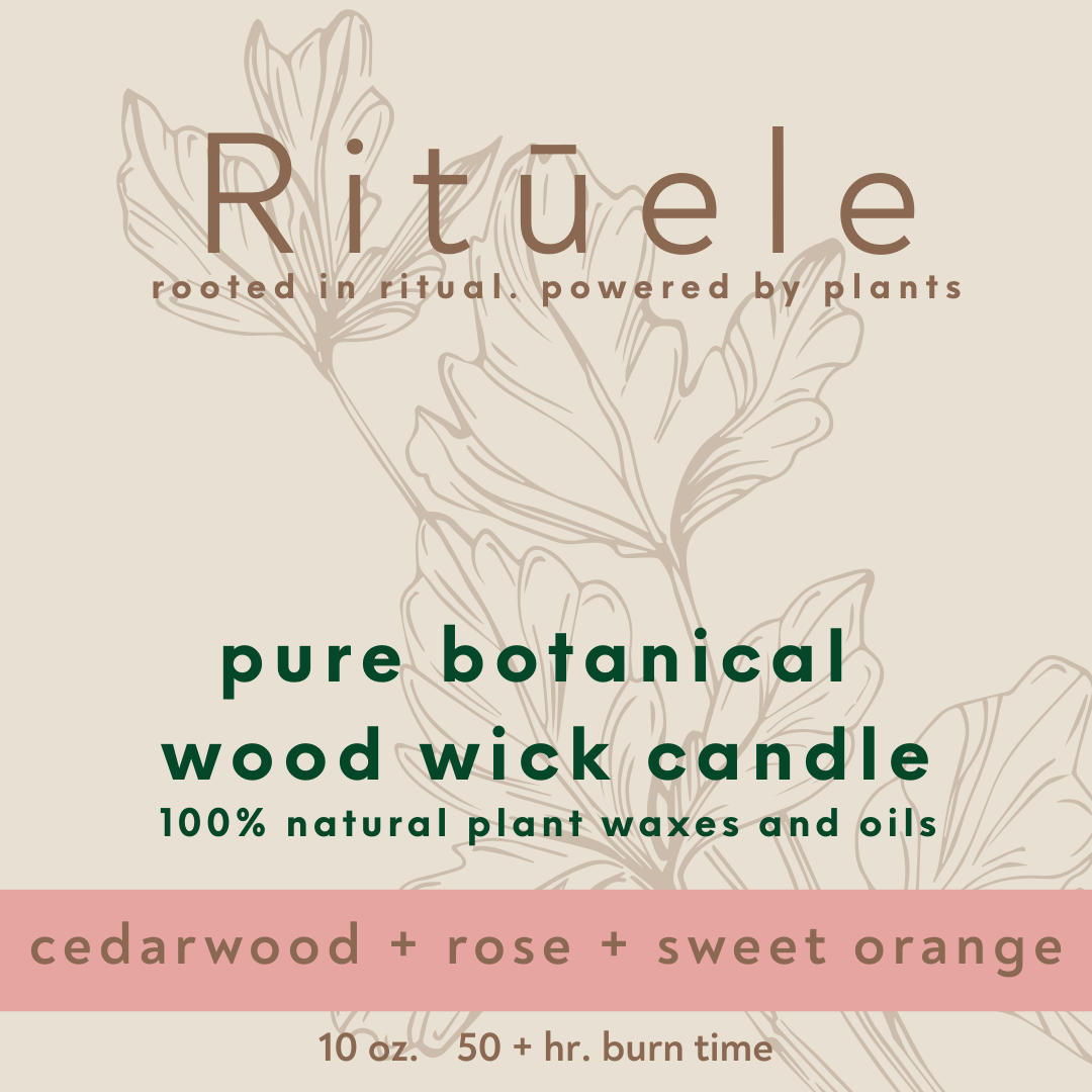 cedarwood + rose + sweet orange