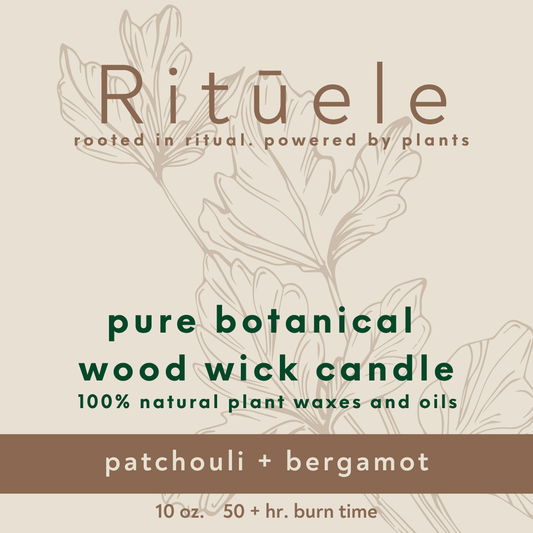 patchouli + bergamot